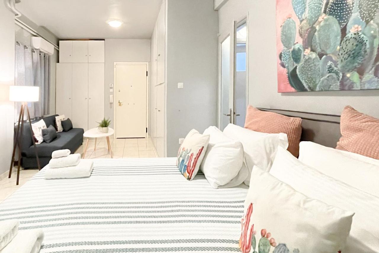 Cute 1Br Apt With Balcony In The Heart Of The City Athen Exterior foto